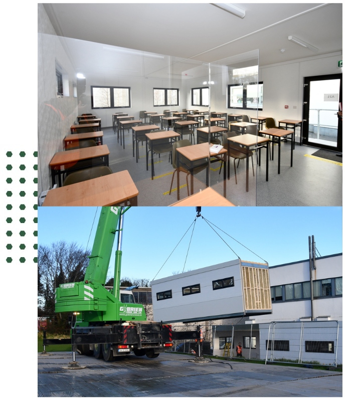 Modular Classrooms Ireland Installation - EcoMod Modular Buildings